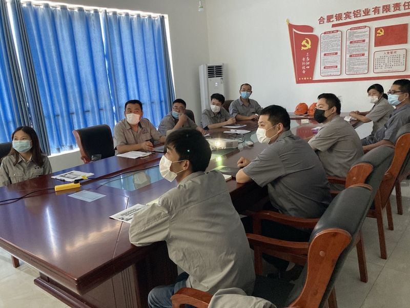 HEFEI MAX ALUMINIUM CO.,LTD línea de producción del fabricante