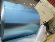el papel de aluminio revestido de epoxy de los 0.105MM para la acción de la aleta cubrió azul/de oro