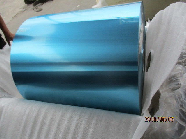Azul, epóxido de oro, tira de aluminio revestida hidrofílica de la aleta para el grueso del aire acondicionado 0.145m m