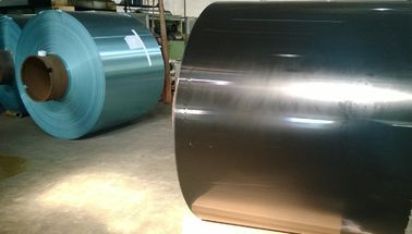 Blue / Golden Aluminium Fin Stock Strip 0.095MM Various Width For Air Conditioner