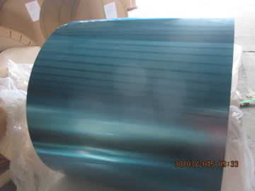 Colorful Aluminium Fin Stock 0.115MM Various Width For Air Conditioner