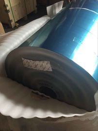 0.115MM Aluminum Foil Coating Blue / Gloden , Alloy 8011 , 1100 , 1030B Aluminium Foil Roll